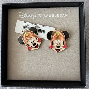 New Bauble Bar Mickey Mouse Thanksgiving earrings